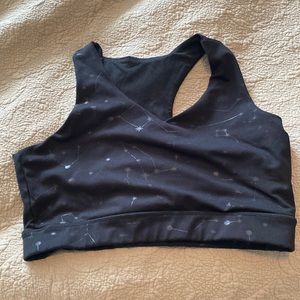 Silver icing sports bra